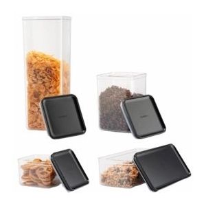 Voorraadpot Bodum Bodum Canteen Black (Set van 6)