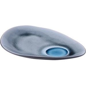 Gastro Ovaal Grey Blue Bord 22 cm Blauw (4-delig)