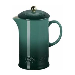 Koffiepot Le Creuset met Pers Winter Holly Collection Artichaut 22 cm