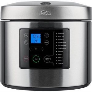 Solis Rice & Potato Cooker 8161 - Aardappel- en Rijstkoker - RVS - Zilver