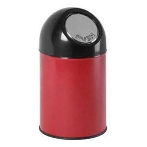 V-Part Pushbin Afvalemmer - 30 l - Rood