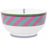 Kom Pip Studio Chique Stripes Pink Green 20,5 cm