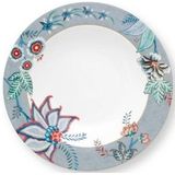 Pip Studio Flower Festival Light Blue Dinerbord 21,5 cm (Set van 6)