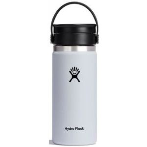 Thermosfles Hydro Flask Wide Mouth Flex Sip Lid White 473 ml