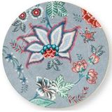 Taartbord Pip Studio Flower Festival Light Blue 17 cm (Set van 6)