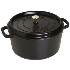 Staub Ronde Braadpan - Ø28 cm - Zwart