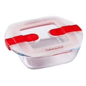 Ovenschaal Pyrex Cook & Heat Vierkant Transparant 20 x 17 cm