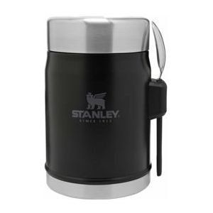 Stanley The Legendary Food Jar + Spork 0,4L - Thermosfles - Matt Black