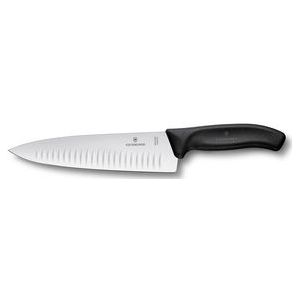 Victorinox Swiss Classic koksmes - 20cm - kuiltjes - fibrox - zwart