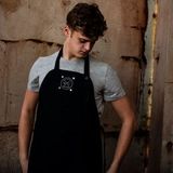 Schort Witloft Denim Apron Black Long-85 x 60 cm