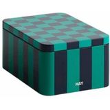 Tin Container HAY Small Green / Dark Blue