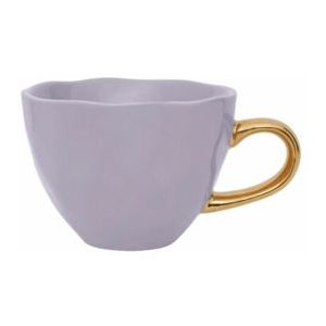Urban Nature Culture - Good Morning - Thee- en Koffiekop - Lila - Steengoed - 350 ml
