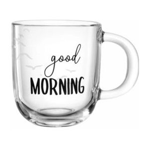 Koffie- en theeglas Leonardo Good Morning 400 ml (4-delig)