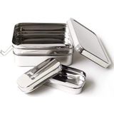 Vershouddozen - Transparant - Kunststof - Set van 3