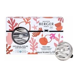 Maison Berger - Autoparfum - Fresh Spirit - Zilver