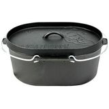 Dutch Oven Valhal Outdoor Met Grill Deksel Ovaal 9 L