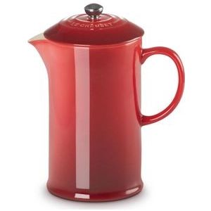 Koffiepot Le Creuset met Pers Kersenrood 22 cm