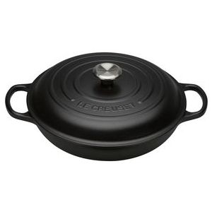 Braadpan Le Creuset Campagnard Mat Zwart 26 cm