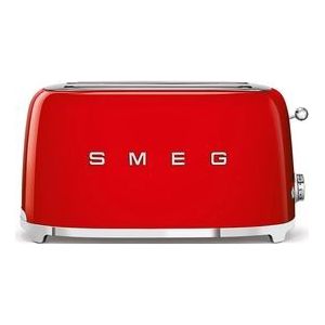 SMEG TSF02RDEU - Broodrooster - Rood - 2x4 - 1500W - 6 niveaus