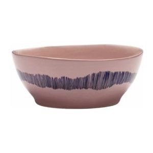 Serax Feast By Ottolenghi Kom Ø18 Pink Stripes Blue