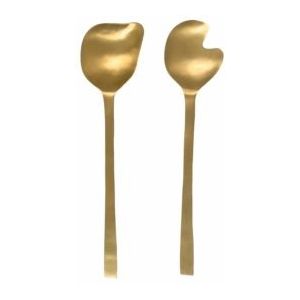 Saladebestek Urban Nature Culture Salad Server Gold (2-Delig)