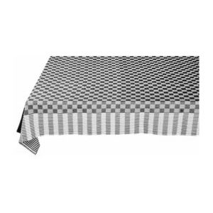 Tafelkleed VT Wonen 100% Cotton Black-White Square-150 x 250 cm