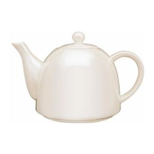 vtwonen Theepot - Theekan van Porselein - Parelmoer - Servies - 1800ml