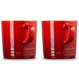 Mok Le Creuset Kersenrood 350ml (2-Delig)