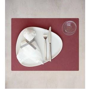 Placemat Lind DNA Square L Nupo Red (Set van 4)-35 x 45 cm