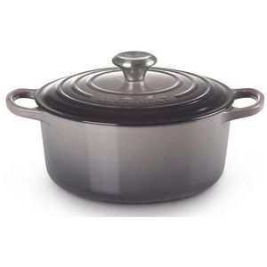 Braadpan Le Creuset Signature Rond Flint 22 cm