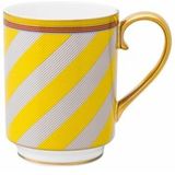 Mok Pip Studio Chique Stripes Yellow 350 ml (Set van 6)