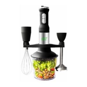 Staafmixer Just Vegan 6-in-1 Zwart