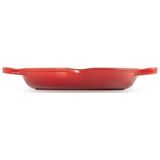 Le Creuset - Signature - Diepe Ronde Grillpan - Kersenrood - 25 cm