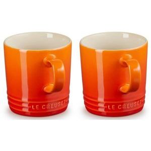 Mok Le Creuset Oranjerood 350ml (2-Delig)