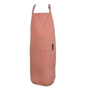 Kook schort washed uni-Roze