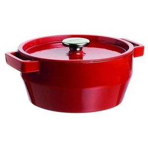 Braadpan Pyrex Slowcook Rond Rood 6,3 L