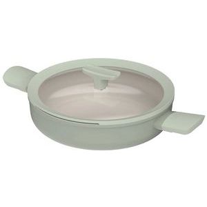 Braadpan BergHOFF Leo Recycled Balance met Deksel en 2 korte Grepen Antikleef 26 cm Sage