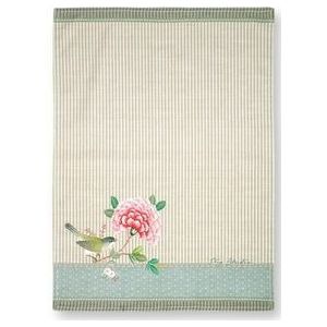 Theedoek Pip Studio Blushing Birds Khaki 50 x 70 cm