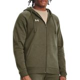 Sweatshirt met capuchon Under Armour UA Rival Fleece FZ Hoodie-GRN 1379767-390 S