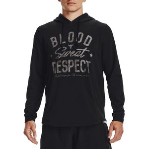 Sweatshirt met capuchon Under Armour UA Project Rock Terry BSR Hoodie 1361748-001 M