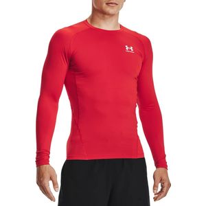 T-shirt met lange mouwen Under UA HG Armour Comp LS-RED 1361524-600 M