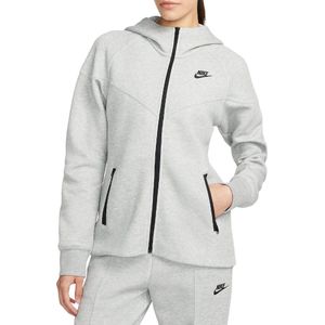 Sweatshirt met capuchon Nike W NSW TCH FLC WR FZ HDY fb8338-063 S