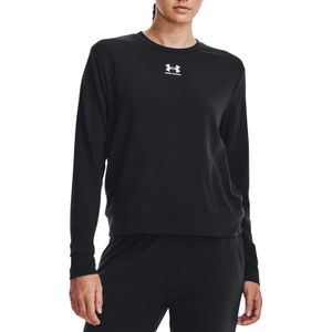 Sweatshirt Under Armour Rival Terry Crew-BLK 1369856-001 XS