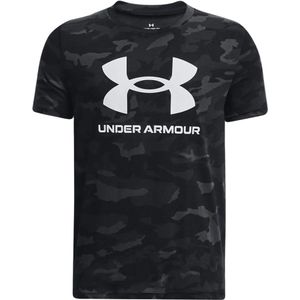 T-shirt Under Armour UA SPORSTYLE LOGO AOP SS-BLK 1376733-003 YLG