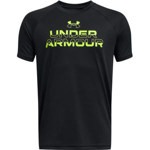 T-shirt Under Armour UA Tech Split Wordmark SS-BLK 1383010-001 YXS