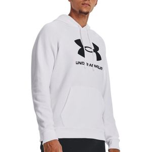 Sweatshirt met capuchon Under Armour UA Rival Fleece Logo HD-WHT 1379758-100 XXL