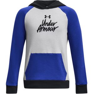 Sweatshirt met capuchon Under Armour Rival Fleece Script Colorblock 1379795-400 YSM