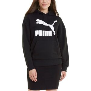 Sweatshirt met capuchon Puma Classics Logo Hoodie 53007401 S