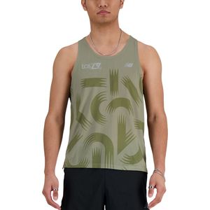 Tanktop New Balance London Edition Printed Athletics Run Singlet mt41297d-dek XS