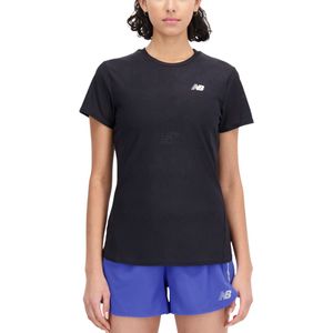 T-shirt New Balance Q Speed Jacquard Short Sleeve wt33281bk S